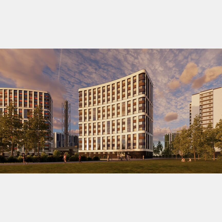 Квартира-студия, 26,6 м², 13/18 эт.