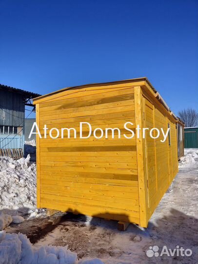 Бытовка деревянная утепленная с электрикой