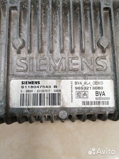 Блок управления АКПП Peugeot 206 2008