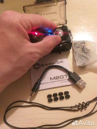 Активные наушники для стрельбы earmor M20T