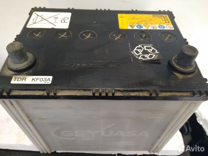 65 Ач аккумулятор бу GS Yuasa 75D23L-MF