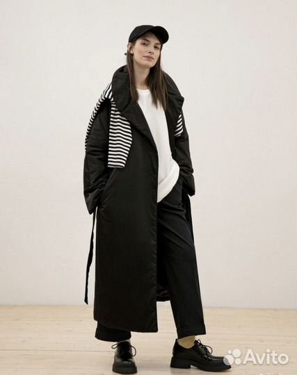 Утепленное пальто pompa