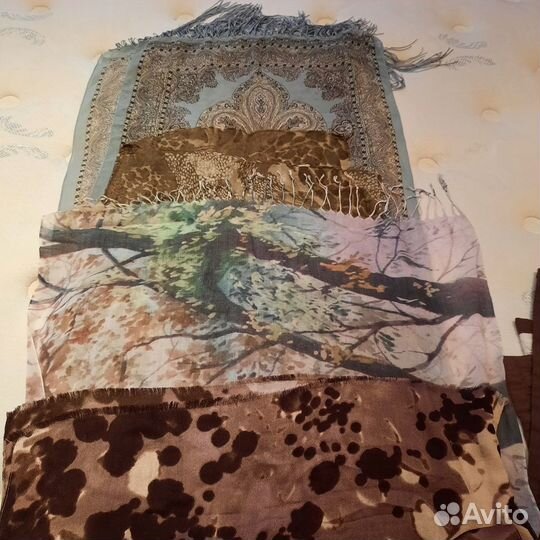 Шарфики женские легкие кашемир и зимние