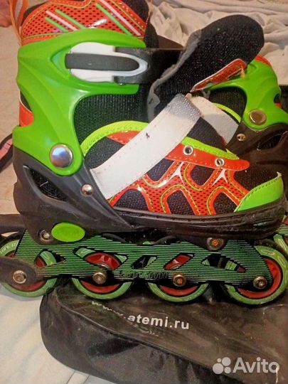 Роликовые коньки Atemi, размер 31-34