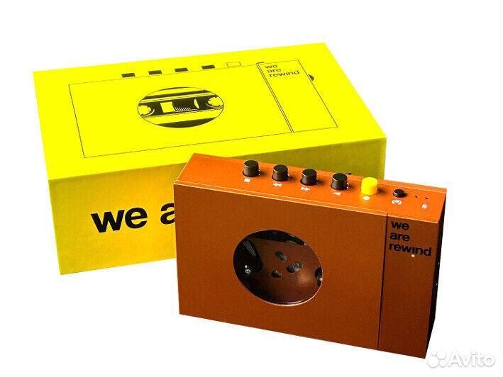 WE ARE rewind. Кассетный плеер. оригинал