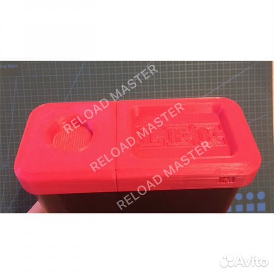 Крышка Раздельная, на контейнер порох и дробь для