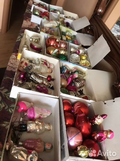 Елочные игрушки СССР 109 штук