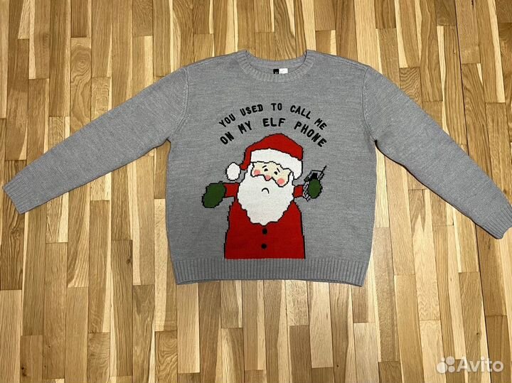 Новогодний свитер женский s