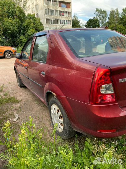 Renault Logan 1.4 МТ, 2012, битый, 203 365 км