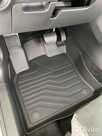 Коврики резиновые 3D LUX для Skoda Karoq 2017г