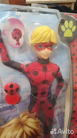 Кукла Miraculous супер кот адриан леди баг