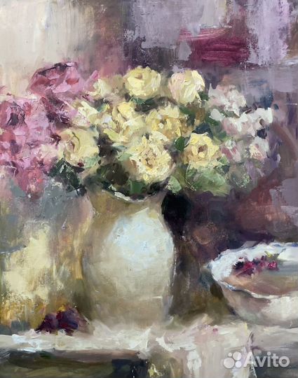 Картина маслом на холсте натюрморт