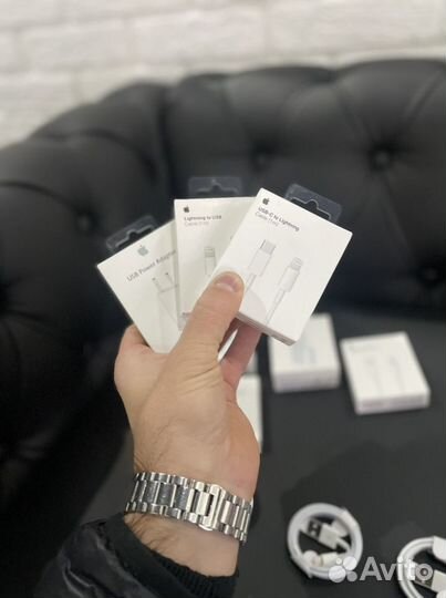 iPhone Original Кабель Зарядка Провод Блок Адаптер