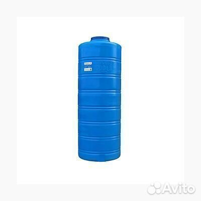 Бак пластиковый пищевой 1 куб (вертикальный)