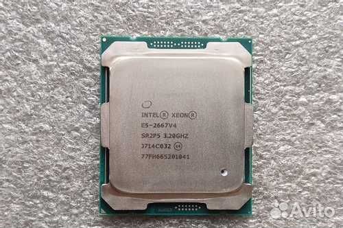 Intel xeon E5 2667 V4 8 ядер 3.6 Ггц. 16 потоков