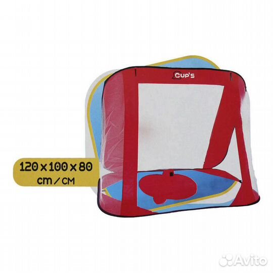 Ворота футбольные самораскладывающиеся 120х100х80