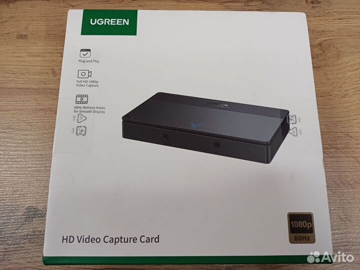 Карта видеозахвата Ugreen 4K60Hz hdmi к USB/Type-C