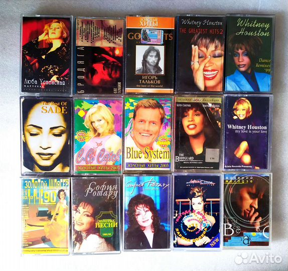 Магнитоальбомы Whitney Houston. Cassete 60 min