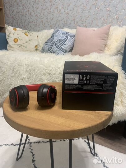 Наушники beats solo 3 black/red