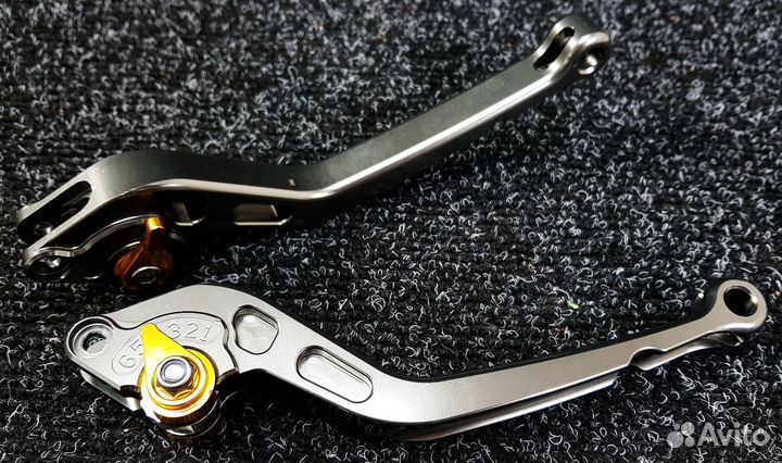 Рычаги длинные для всех мотоциклов (Темно-серый)