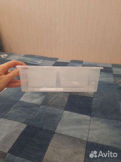 Контейнер Икеа лоток в ящик под Легго с делениями