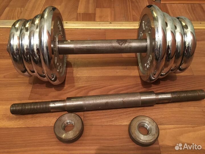 Гантели 2 шт по 10 кг, разборные