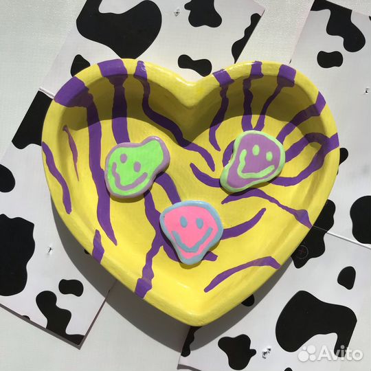 Тарелочки из глины