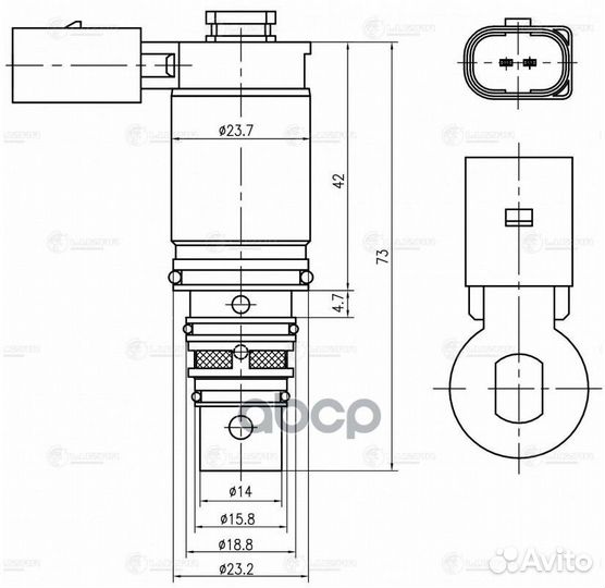 Luzar lccv1803 Клапан регулирующий компрессора