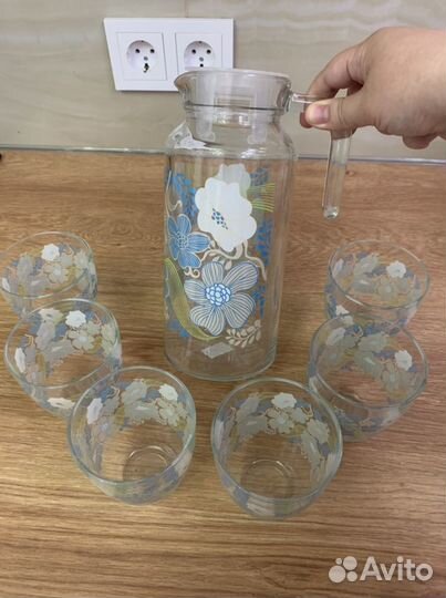 Кувшин со стаканами, набор