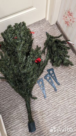 Елка искусственная бу 135 см