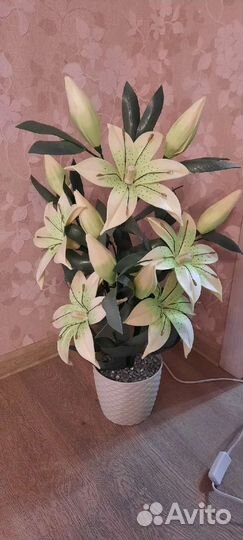 Лилия торшер. Ночник