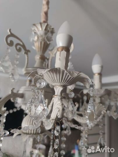 Люстра потолочная хрустальная