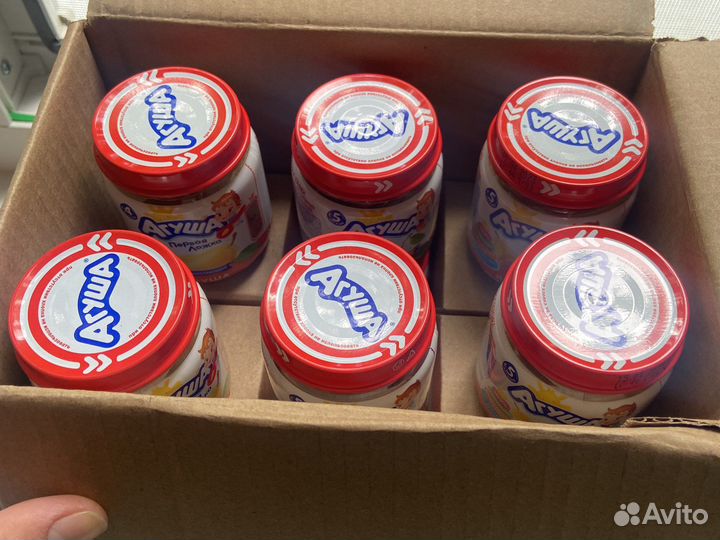 Фруктовое пюре агуша