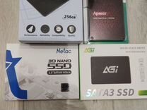Новые SSD SATA диски 256/512 Гб