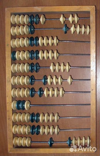 Счеты деревянные и металлические СССР