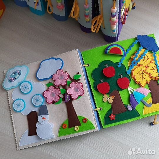 Фетровые книжки для детей