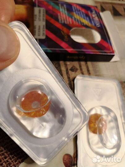 Линзы с красивым эффектом. Новые, без диоптрий