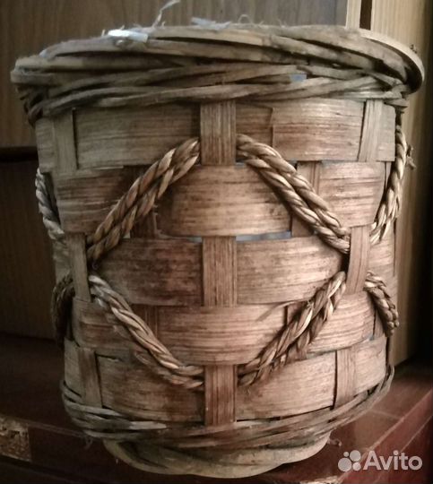 Корзина плетеная для цветов СССР