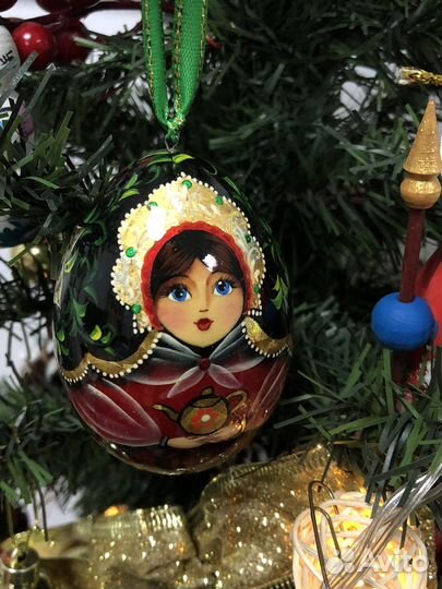 Набор елочных игрушек White nights