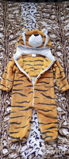 Тигр детский комбинезон для девочек и мальчиков