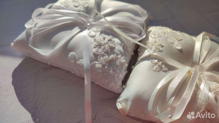 Подушечка для колец свадебная