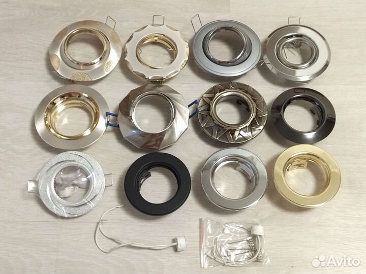 Светильники потолочные, встраиваемые, MR16, R50