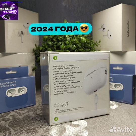 Airpods pro 2 type c premium + чехол (Арт.55975)