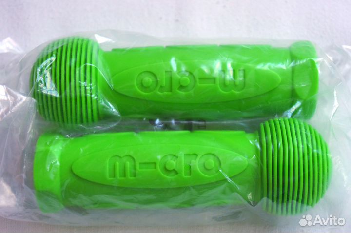 Ручки (Грипсы) для самоката Micro Лимонно-Зеленые