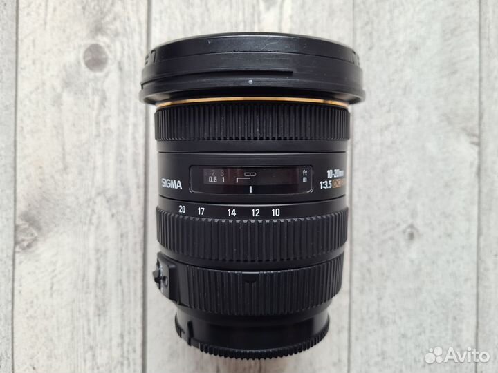 Объектив Sigma AF 10-20mm f/3.5 EX DC HSM Minolta