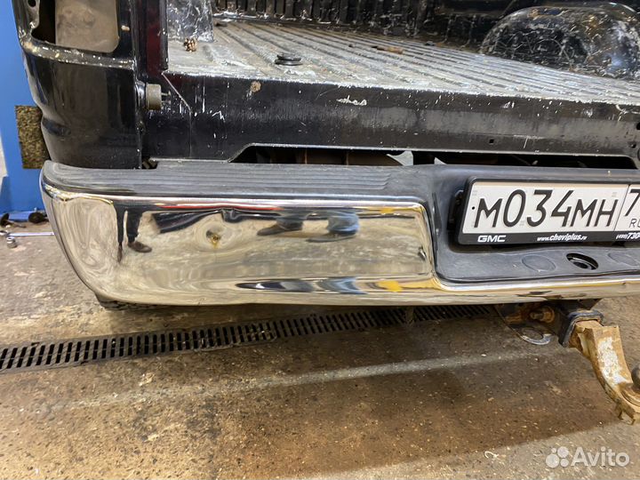 Задний бампер dodge ram