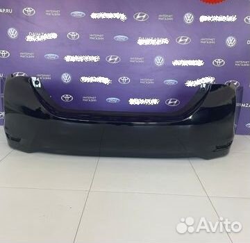 Бампер задний Toyota corolla E180 (14-17) черный