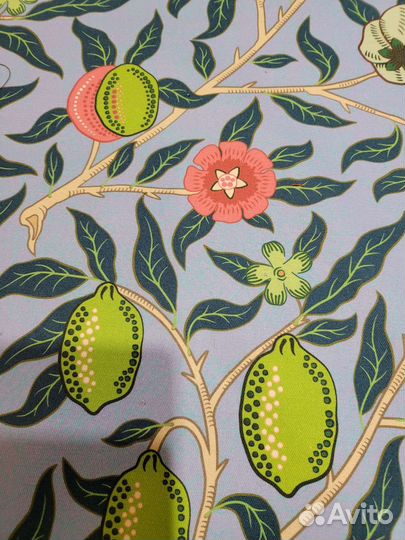 Ткань хлопковая саржа Фрукты Моррис