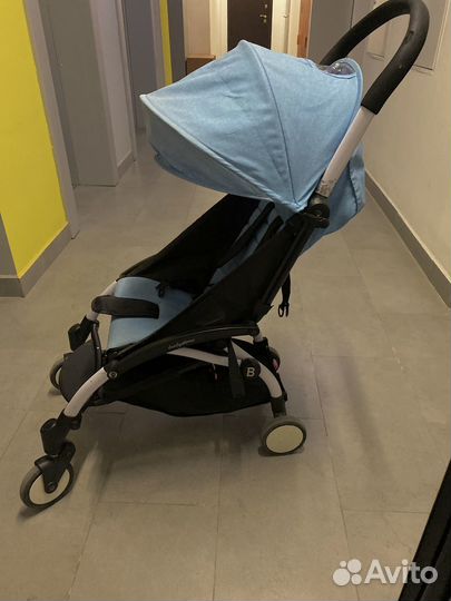 Коляска yoya babytime голубая