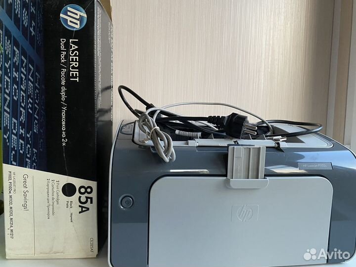 Принтер лазерный hp p1102s